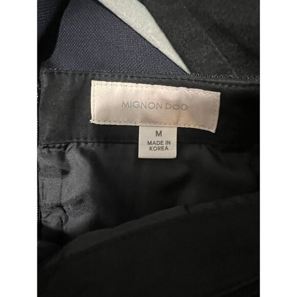 Mignon Doo A Line Skirt Women's Sz Medium Black With Large Sequins - Picture 4 of 5